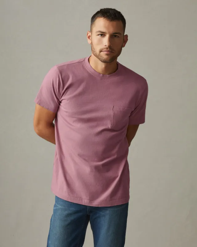 Heavyweight Pocket Tee - Dark Jasmine sold by American Giant