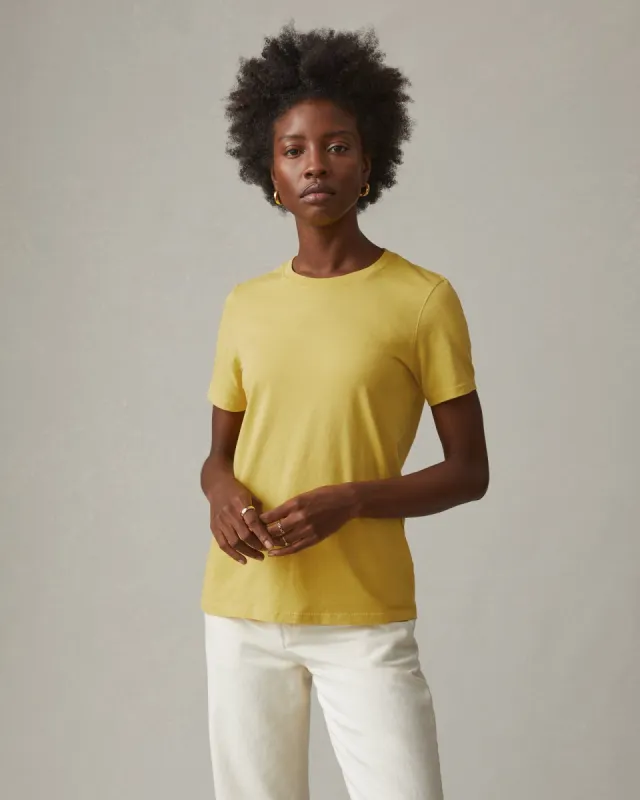 Classic Cotton Crew Tee - Flaxen sold by American Giant