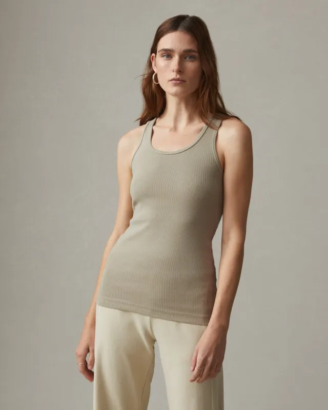 Rib Tank - Spray Green sold by American Giant