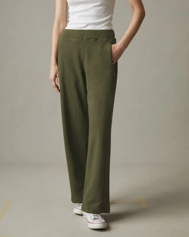 Lightweight Cotton Straight Sweatpant - Moss sold by American Giant