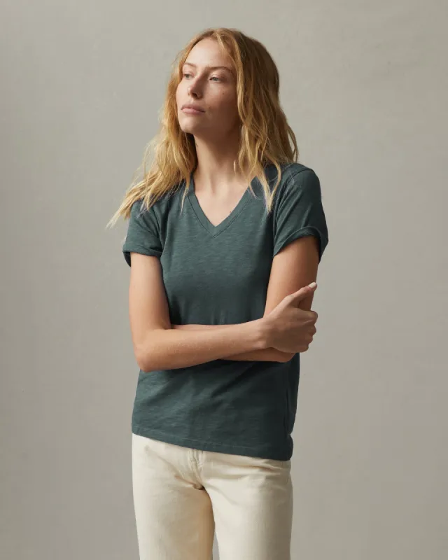 Premium Slub V-Neck Tee - Balsam sold by American Giant