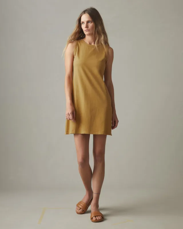 Muscle Tee Dress - Sand Dune sold by American Giant