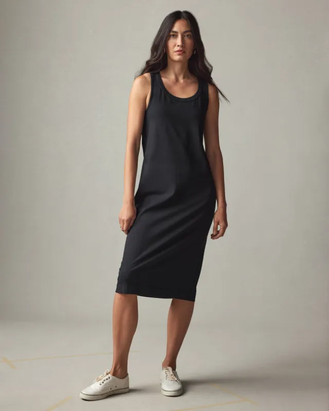Racer Tank Dress - Super Black sold by American Giant