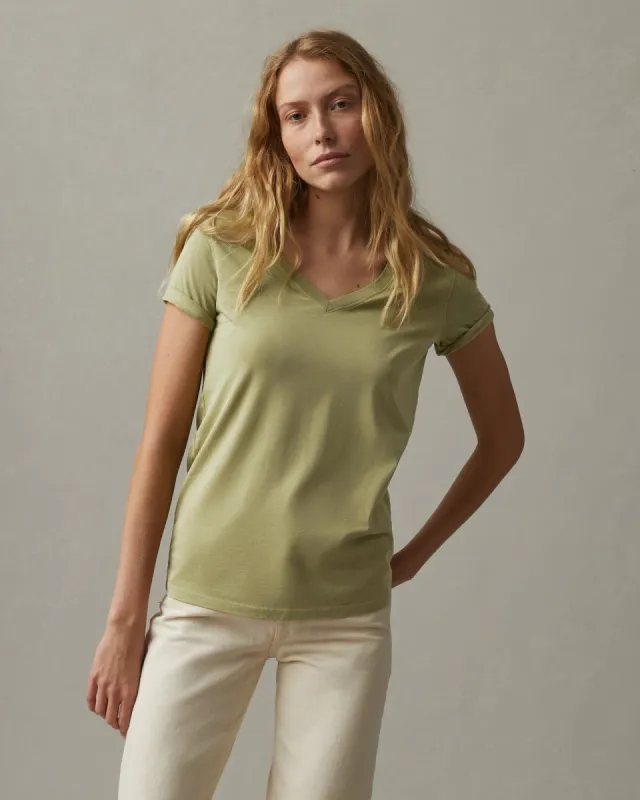 Classic Cotton V-Neck Tee - Beechnut sold by American Giant