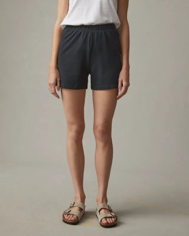 Lightweight Cotton Sweatshort - Black sold by American Giant