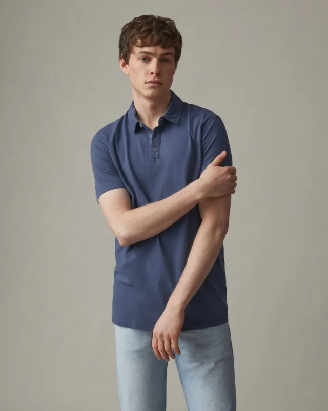 Classic Cotton Polo - Washed Navy sold by American Giant
