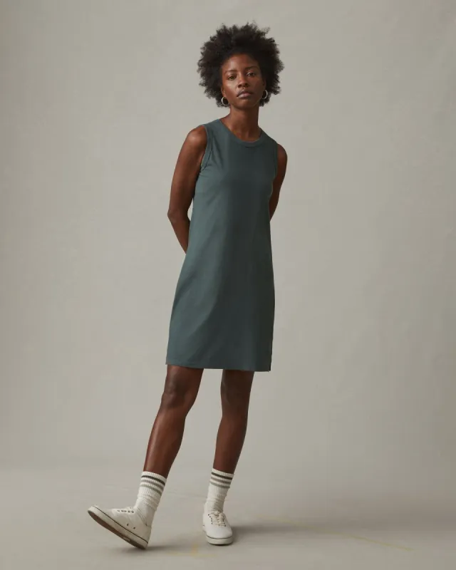 Muscle Tee Dress - Balsam sold by American Giant