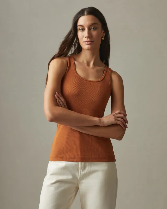 Rib Tank - Adobe sold by American Giant