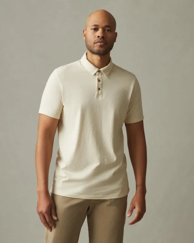 Classic Cotton Polo - Turtledove sold by American Giant