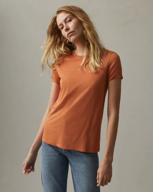 Classic Cotton Crew Tee - Henna sold by American Giant