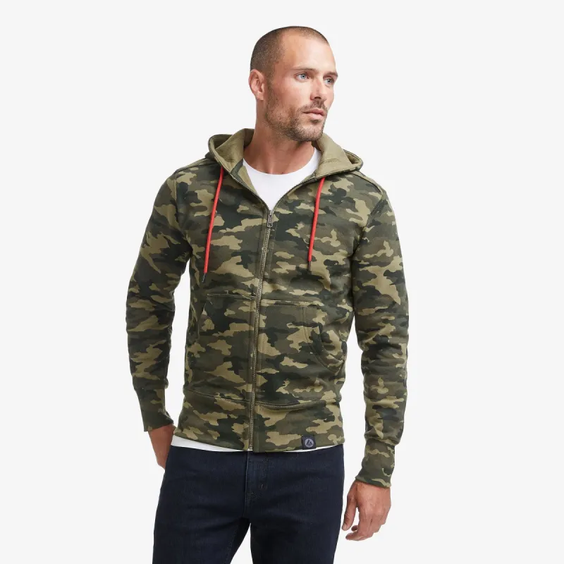 Classic Full Zip - Forest Camo sold by American Giant