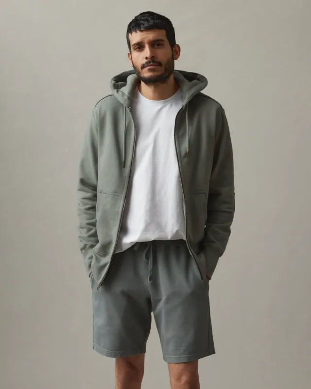 Classic Full Zip - Agave Green sold by American Giant