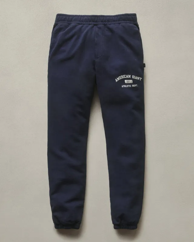 Collegiate Graphic Sweatpant - Dress Navy sold by American Giant