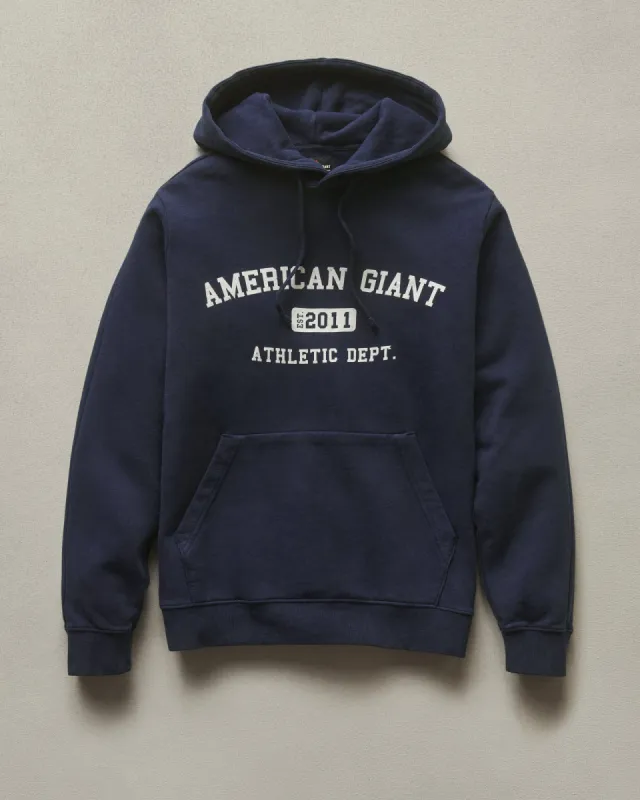 Collegiate Graphic Pullover - Dress Navy sold by American Giant