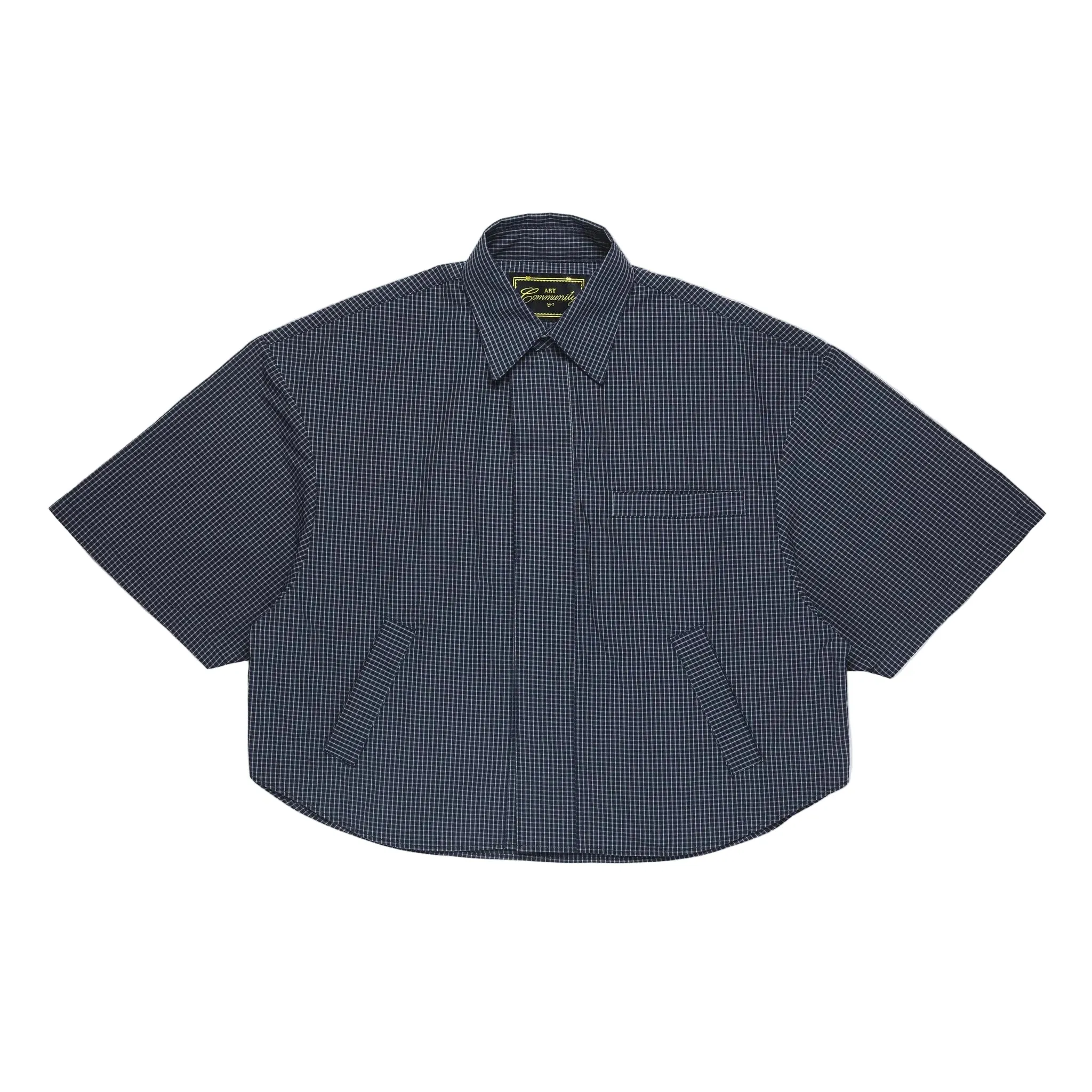 Plaid Japanese 3/4 Shirt sold by American Rag