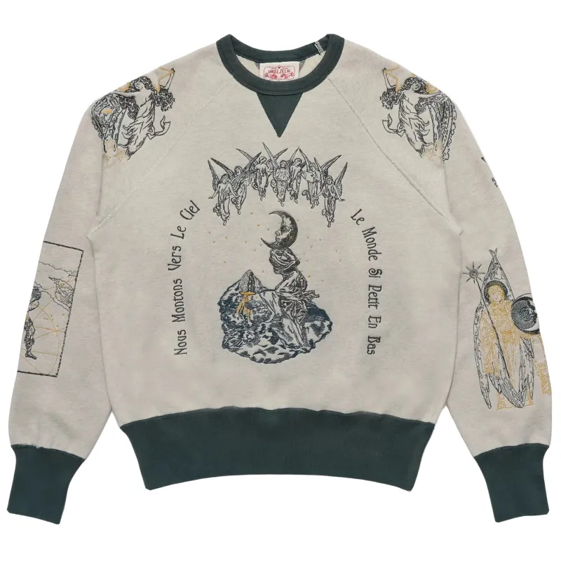La Luna Crewneck Sweatshirt made by Samuel Zelig
