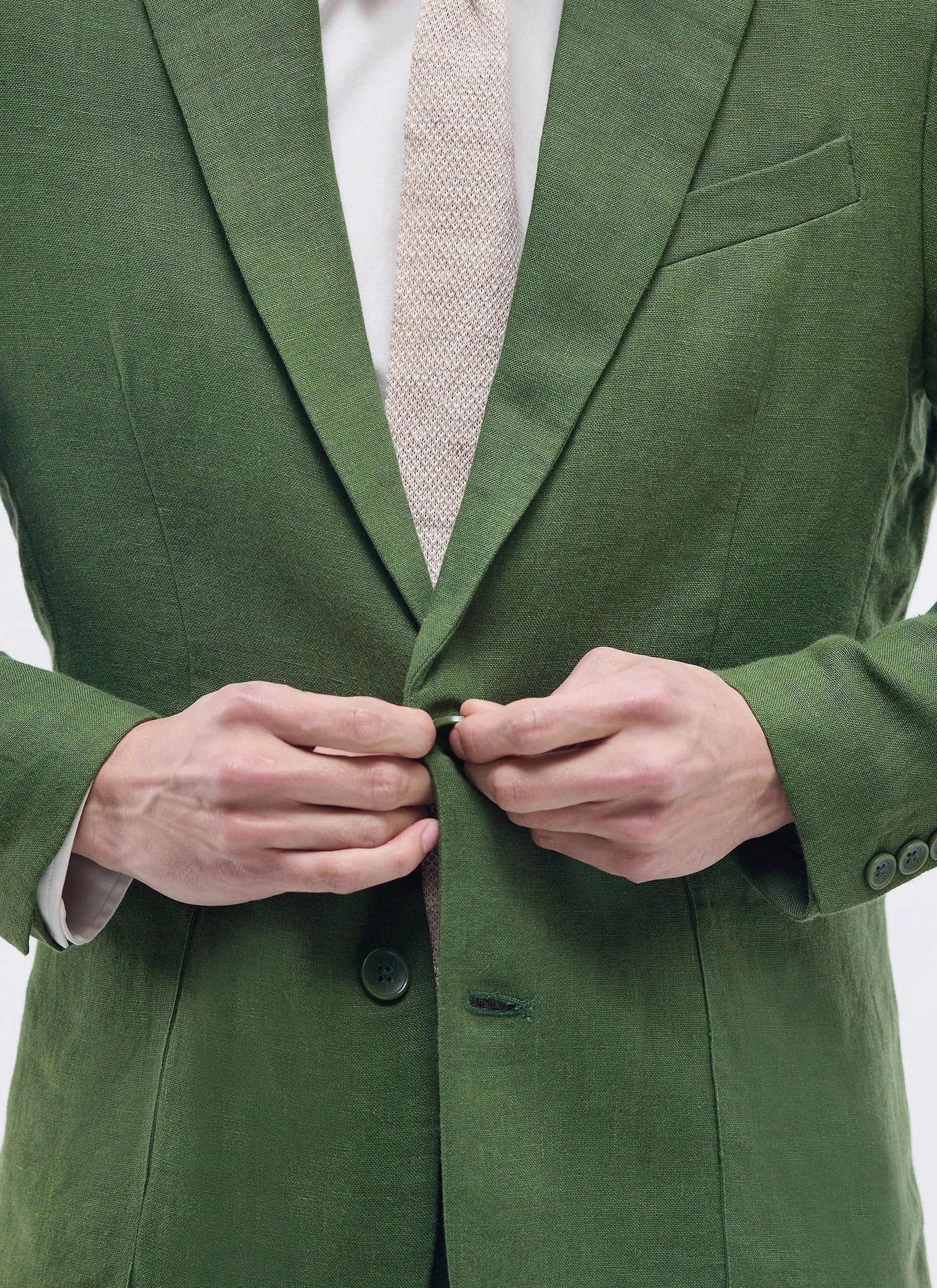 Tailored Linen Blazer sold by American Rag product image thumbnail 3