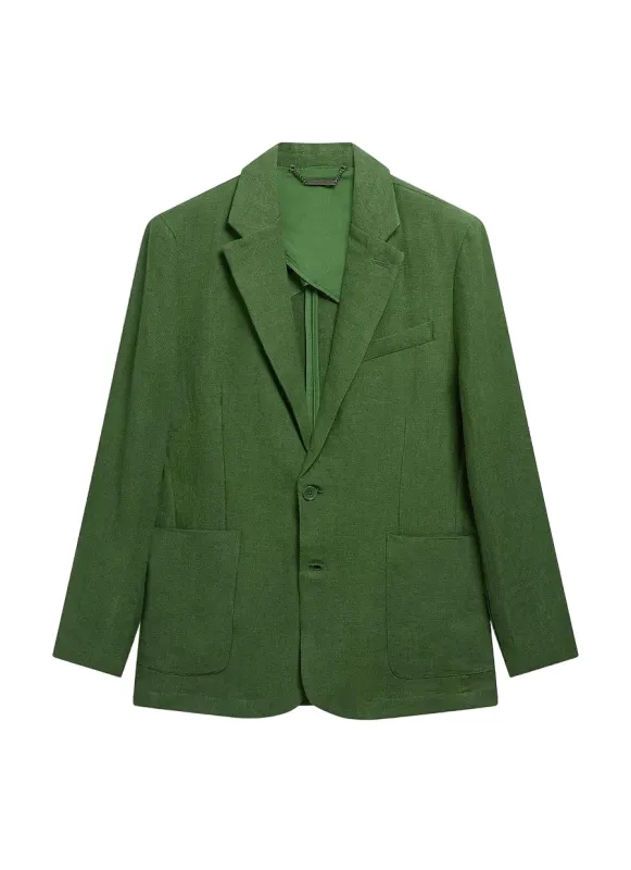Tailored Linen Blazer made by Percival