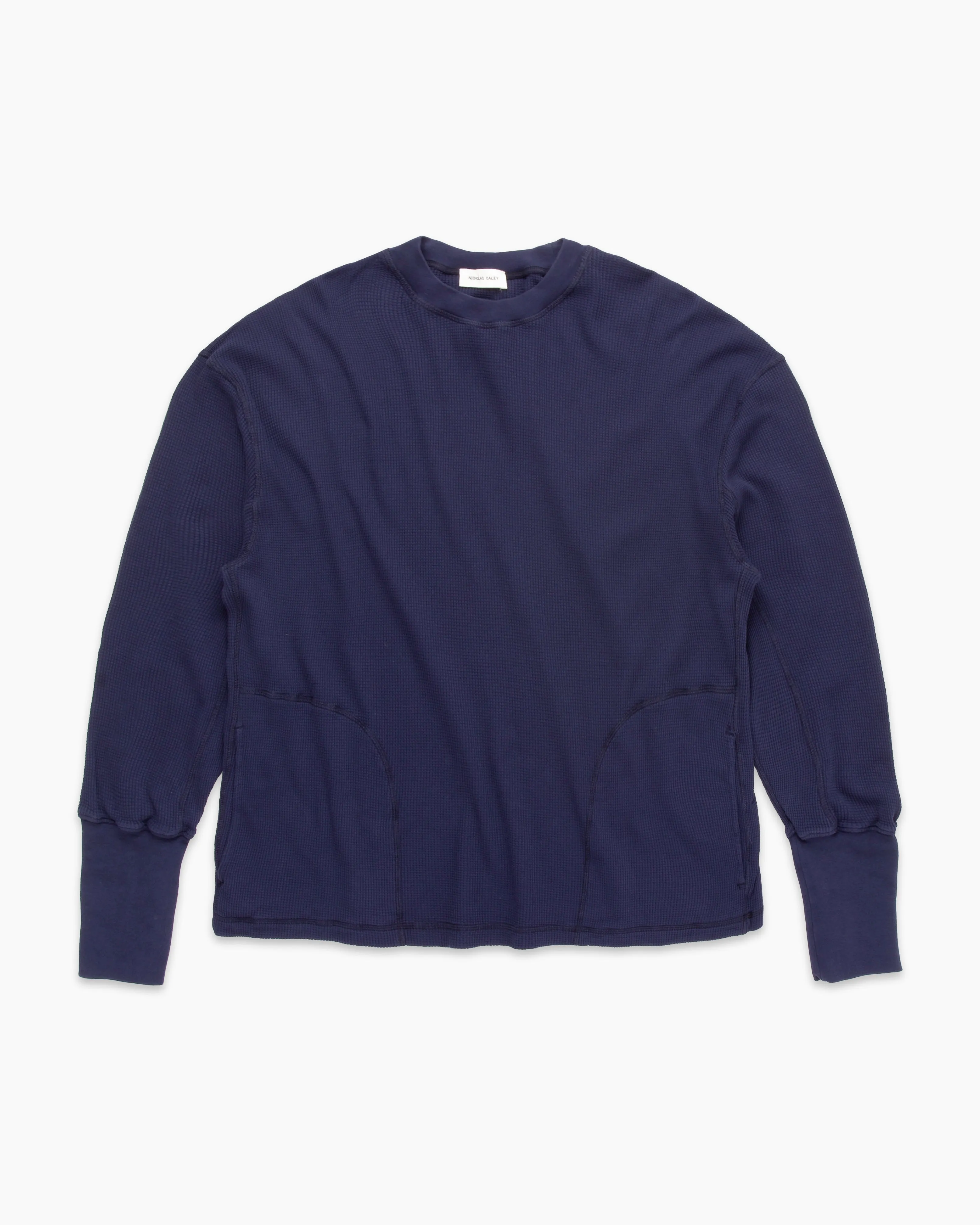 Waffle Crewneck sold by American Rag