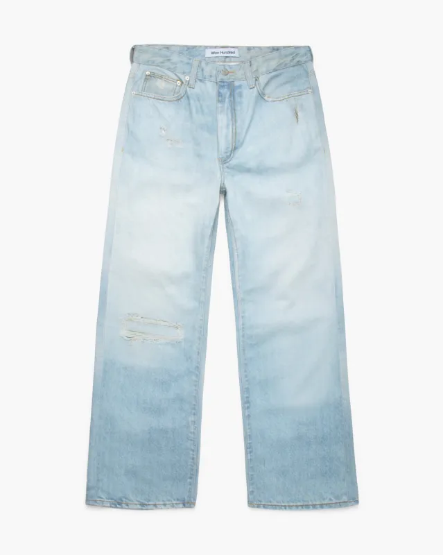 Genoa Printed Blue Jeans made by American Rag