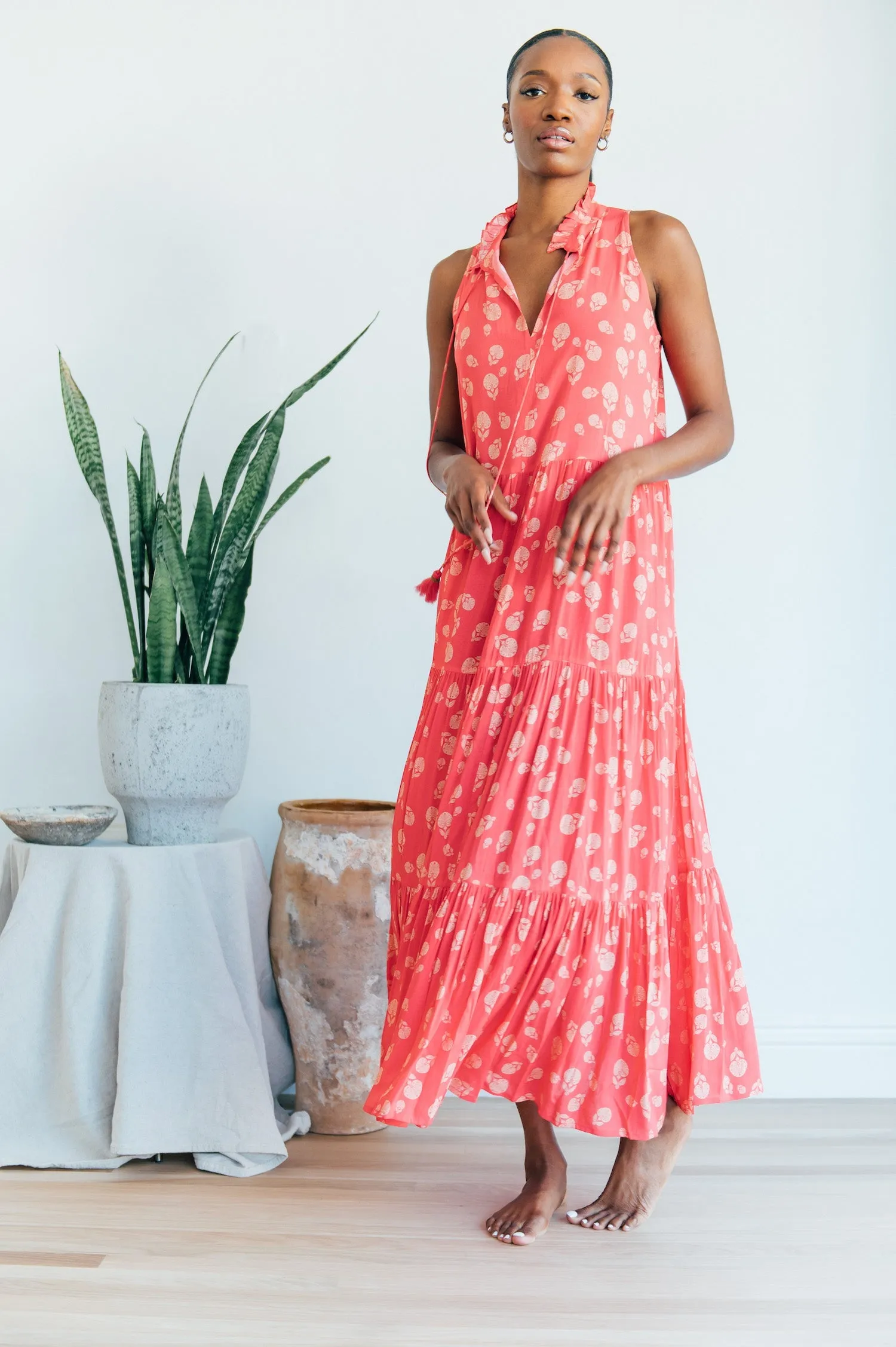 Sienna Maxi s/l - red blossom sold by American Rag product image thumbnail 2