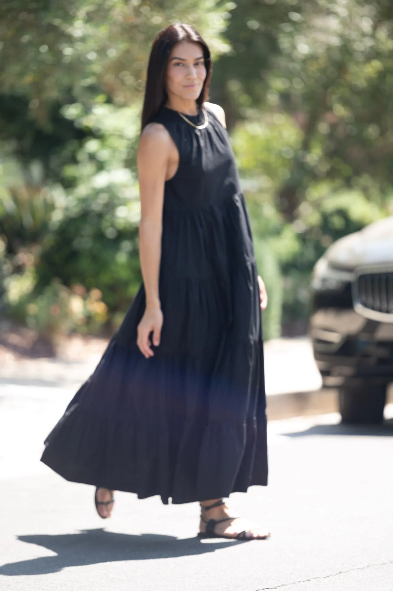 Sara maxi in solid black sold by American Rag product image thumbnail 3