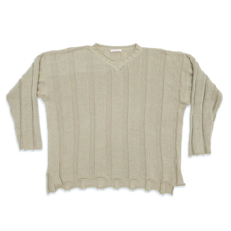 Rolling V-Neck Sweater made by S.K. Manor Hill