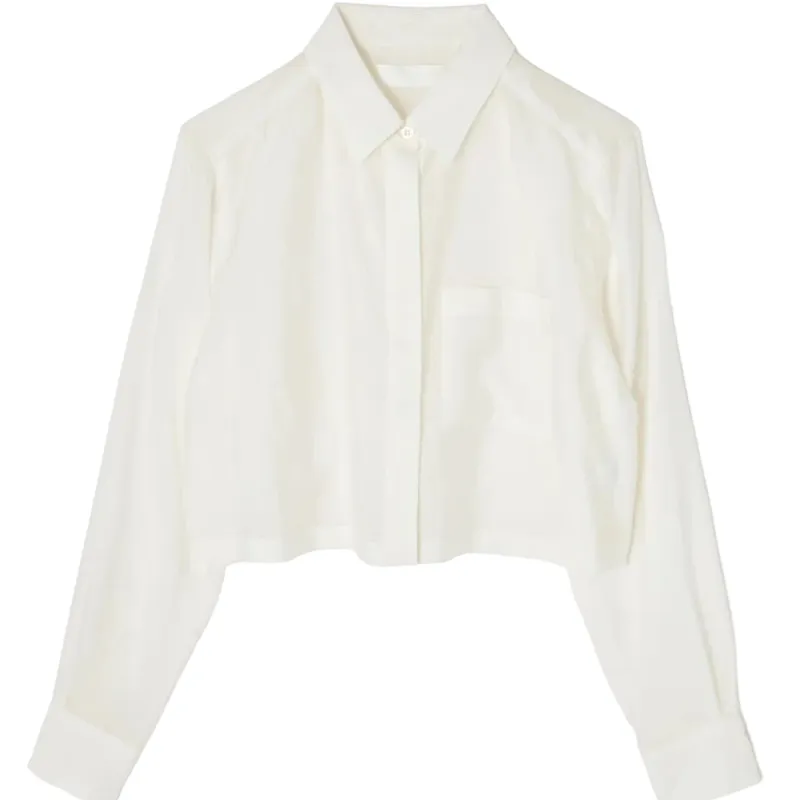 Basic Cropped Shirt made by American Rag