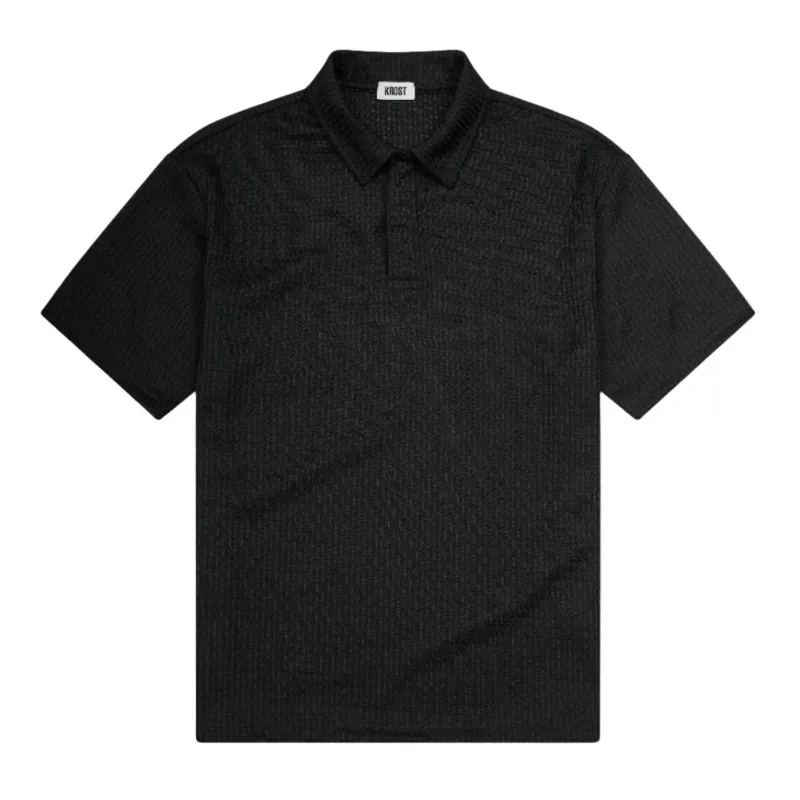 Eco Rib Knit Polo made by KROST
