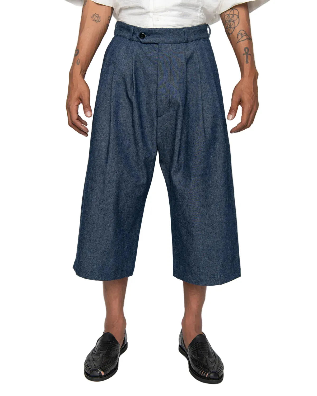 Triple Tuck Wide Half Pants sold by American Rag product image thumbnail 3