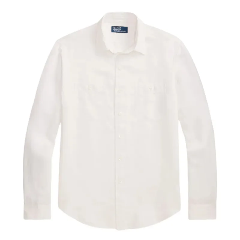 Classic Fit Linen-Silk Workshirt made by Polo by Ralph Lauren