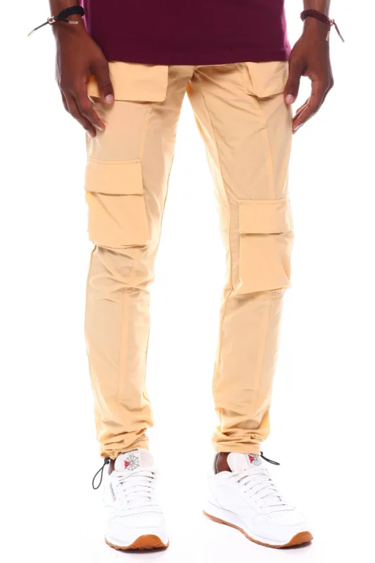 Nylon Khaki Pockets Pant sold by American Stitch