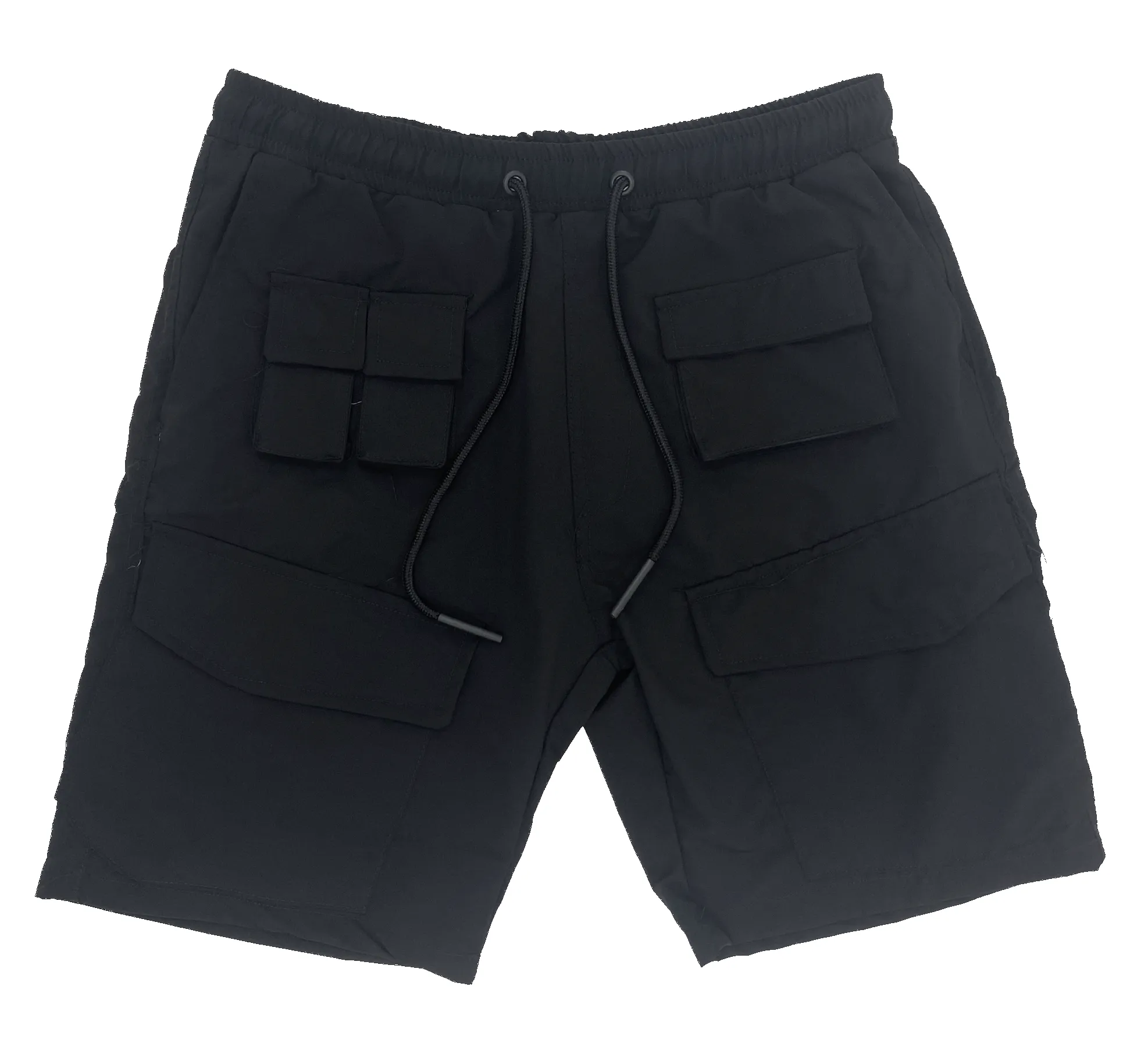 Black Cargo Tech Shorts sold by American Stitch
