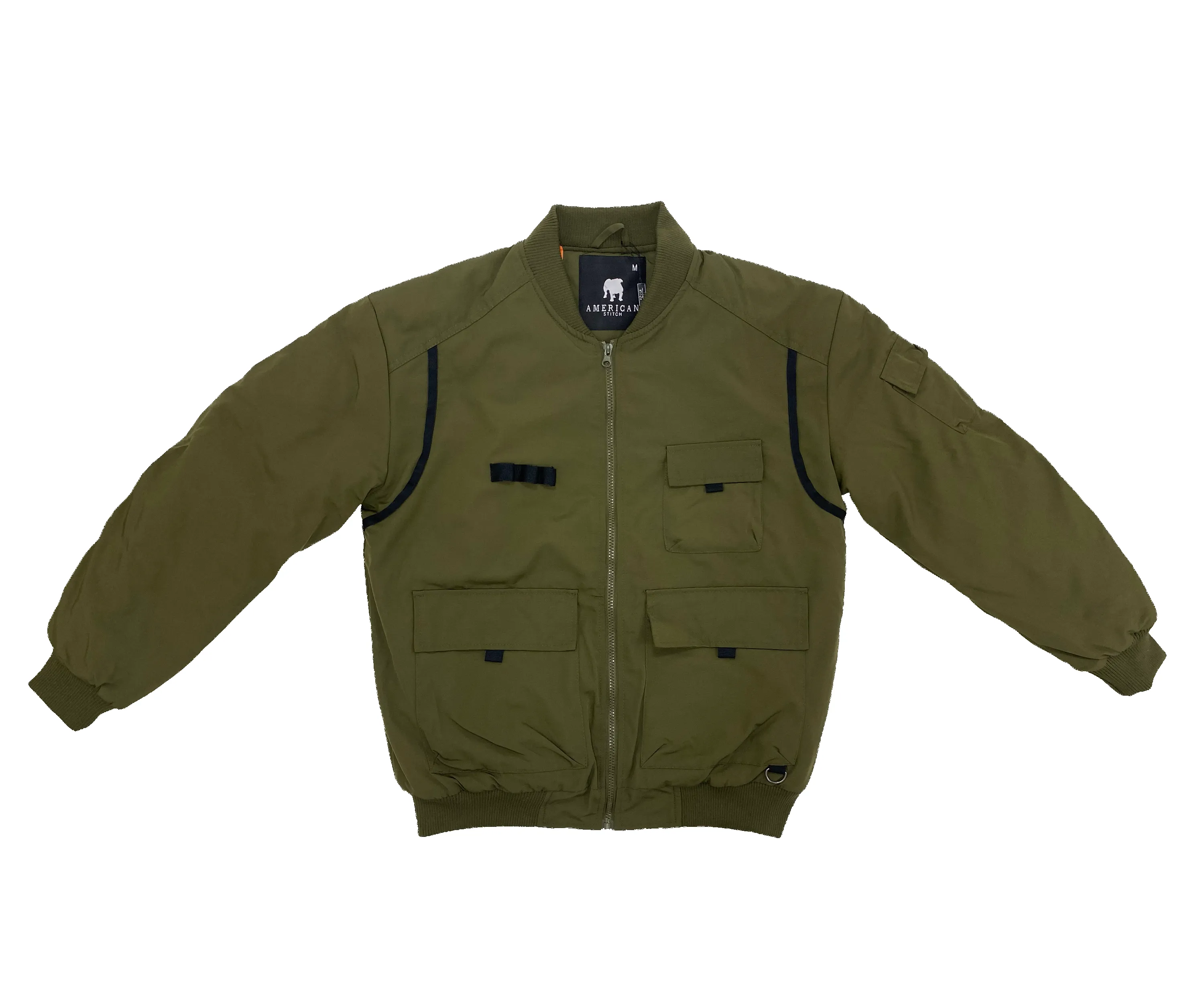 Olive Bomber Jacket sold by American Stitch