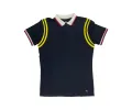 Navy Striped Arm Polo sold by American Stitch