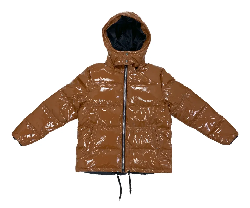 Brown Puffer Jacket sold by American Stitch