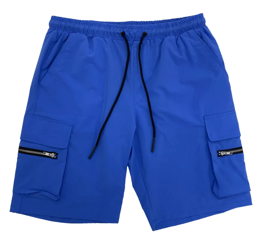 Blue Athletic Zippered Shorts sold by American Stitch