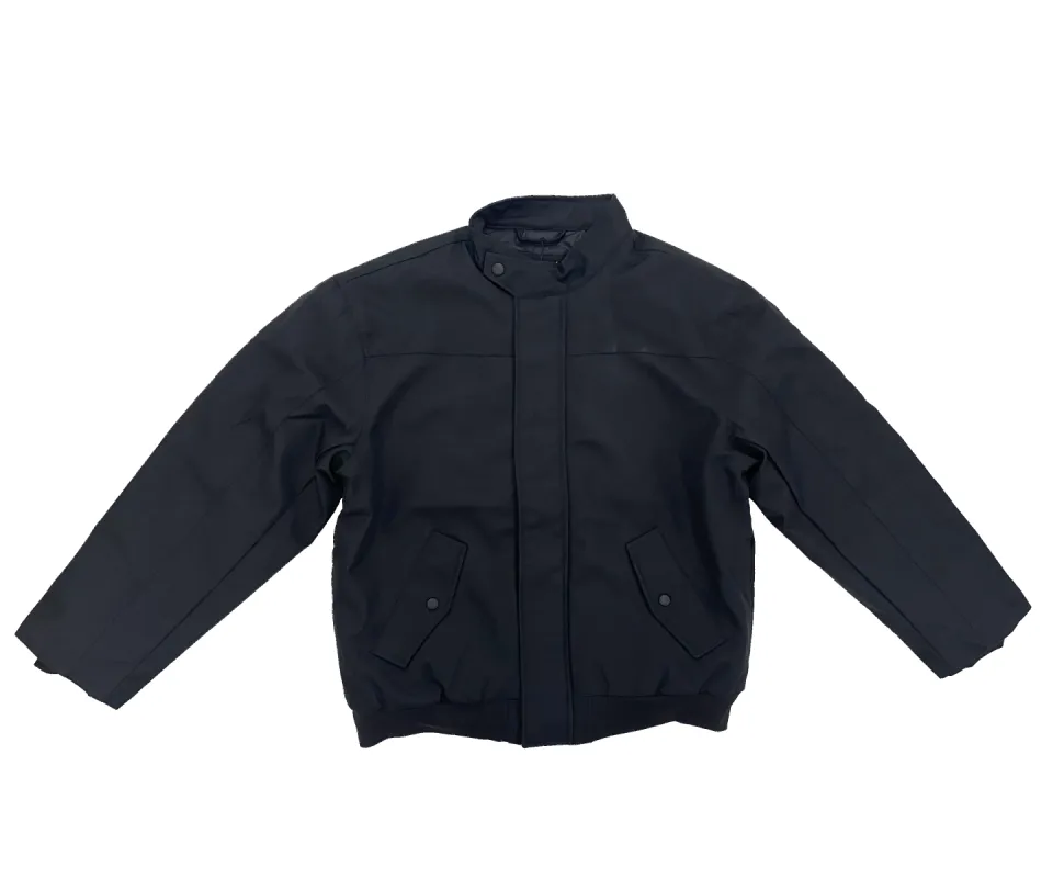 Black Neck-Strap Bomber Jacket sold by American Stitch