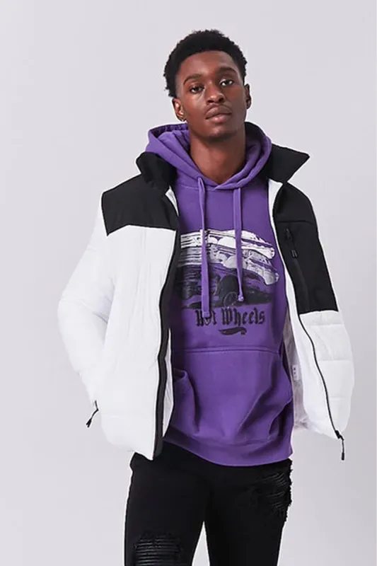 White Puffer Jacket sold by American Stitch