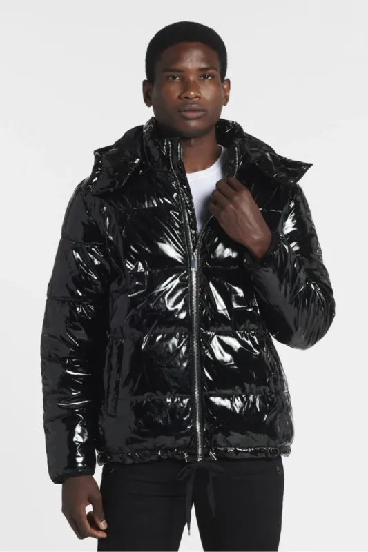 Black Puffer Jacket sold by American Stitch