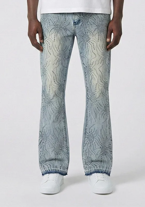 Radiating Rhinestone Denim Jeans (Pre-order) sold by American Stitch