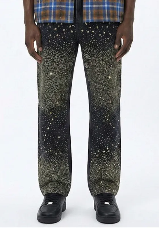 Galaxy Rhinestone Denim Jeans (Pre-order) sold by American Stitch