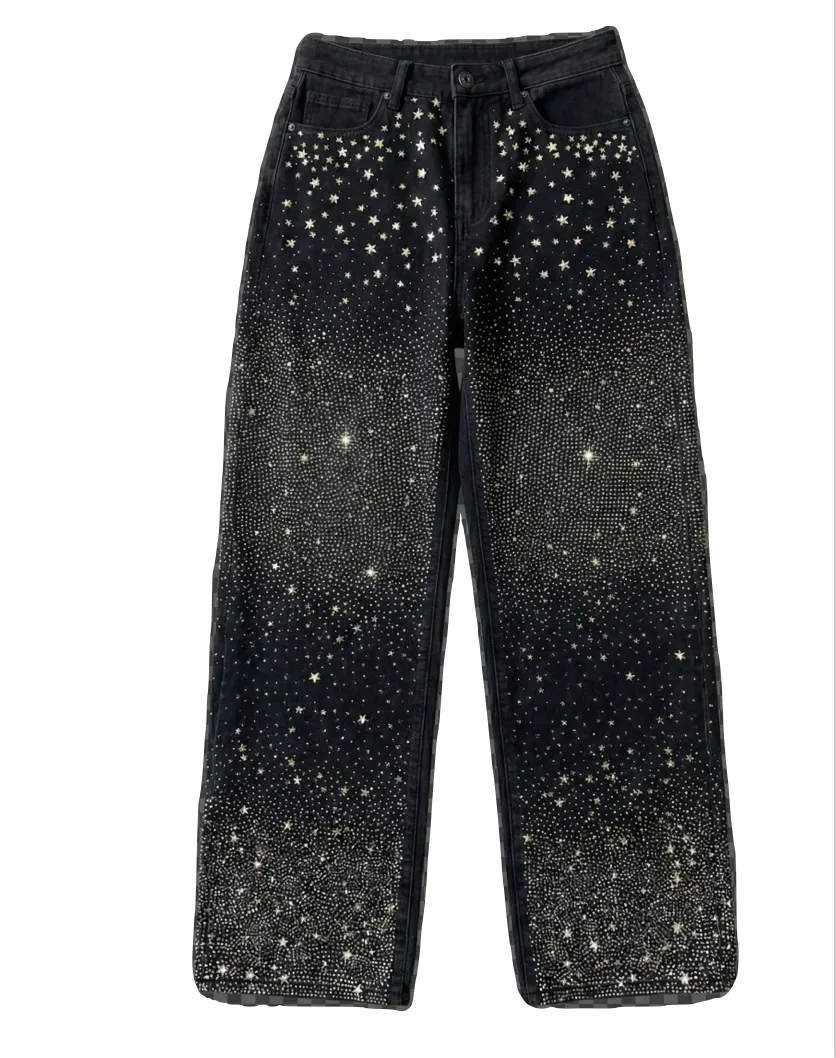 Galaxy Rhinestone Denim Jeans (Pre-order) sold by American Stitch product image thumbnail 3