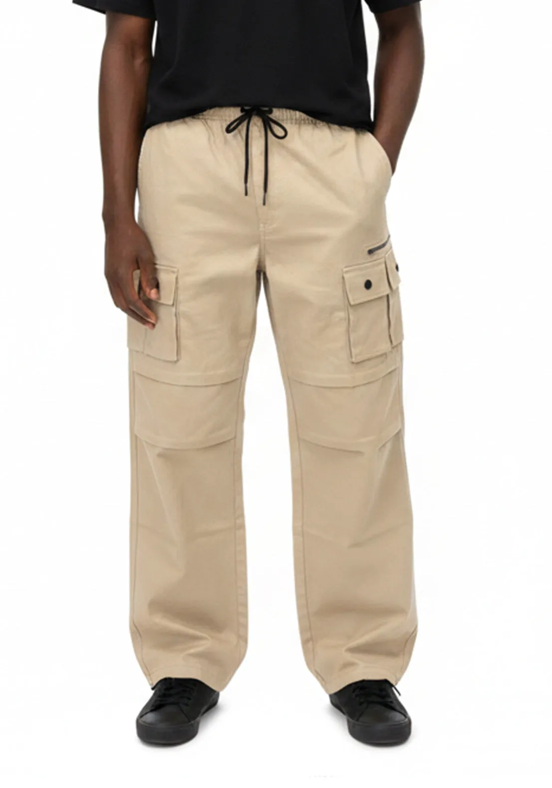 4 Pocket Cargo Pants Beige sold by American Stitch