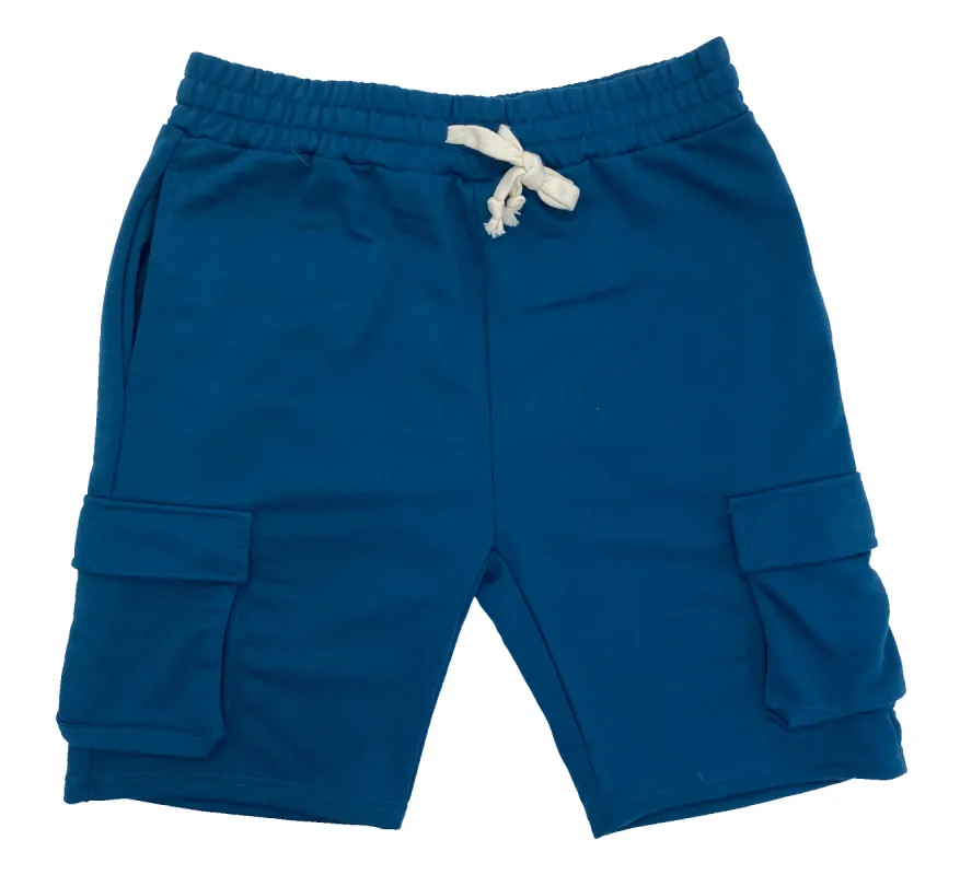 Blue Sweatpant Cargo Shorts sold by American Stitch