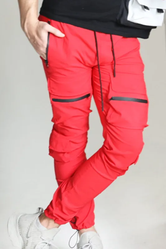 Red Front Pockets Jogger sold by American Stitch