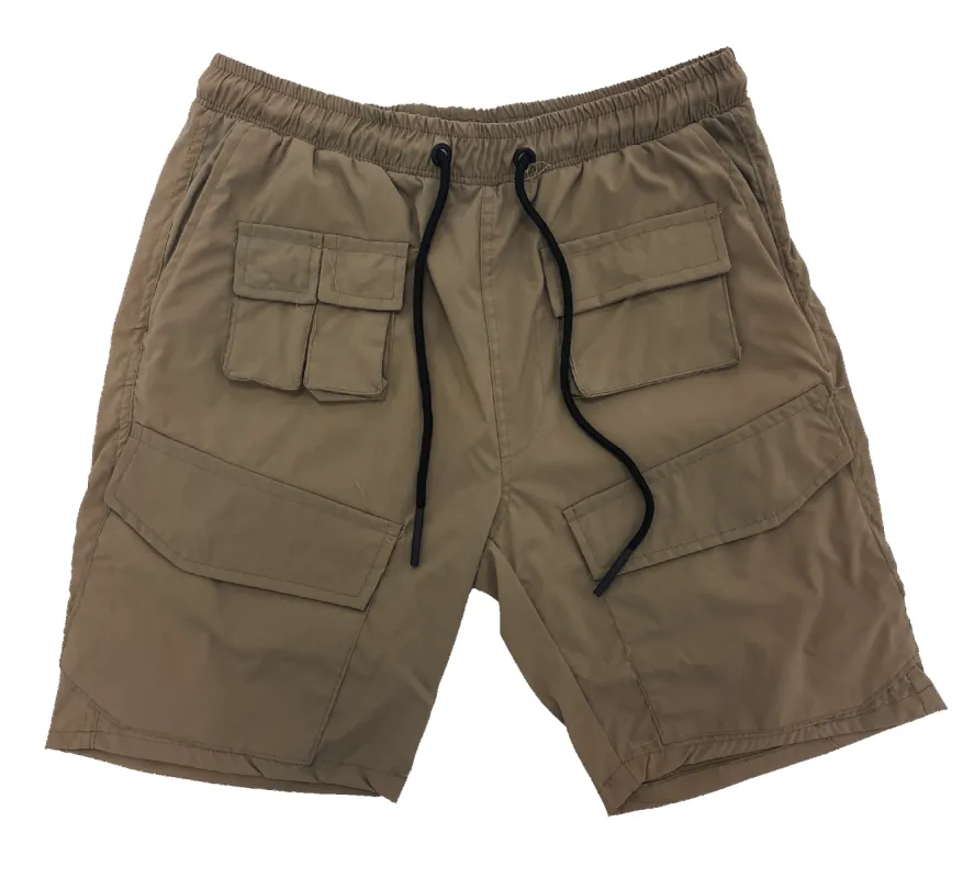 Brown Cargo Tech Shorts sold by American Stitch