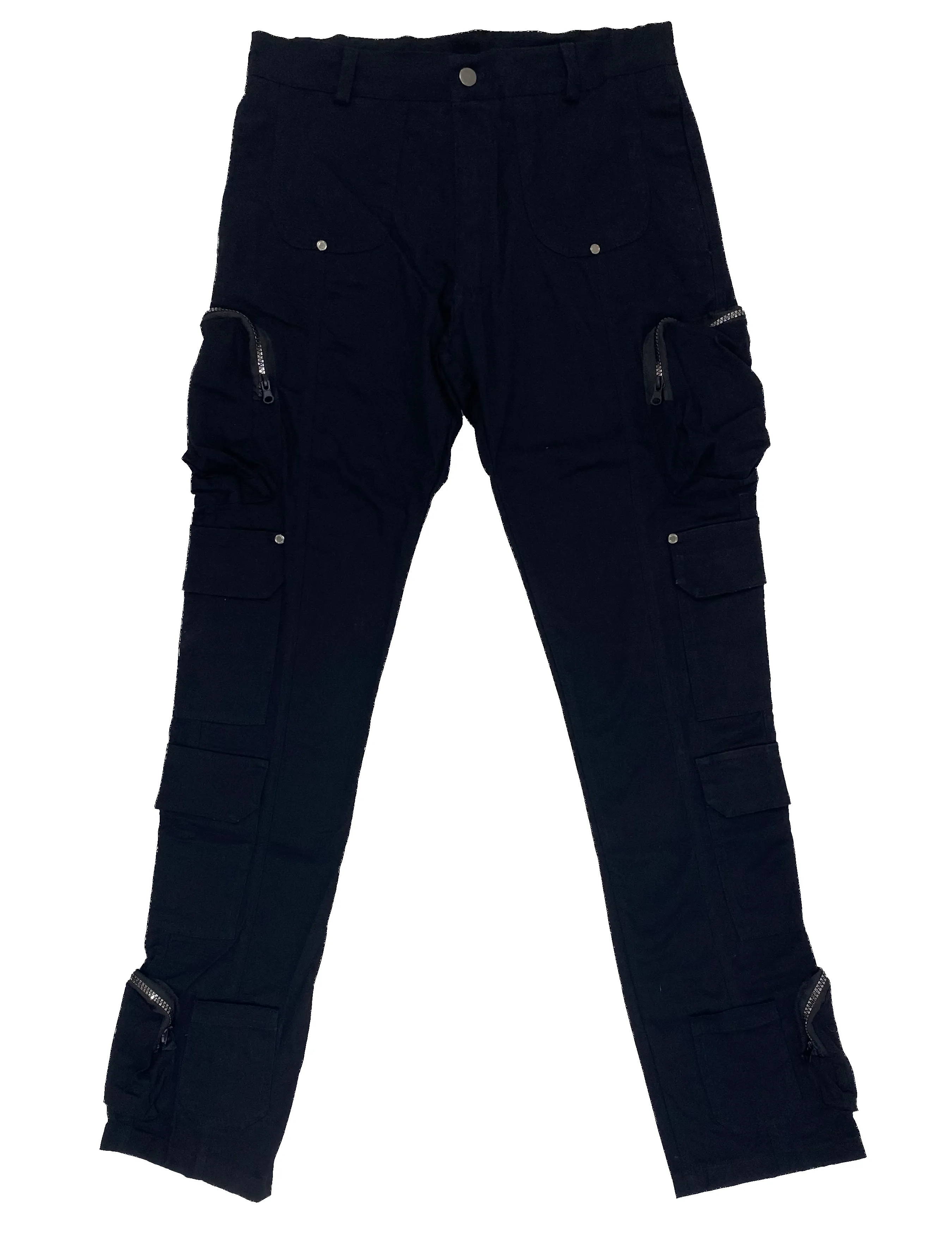 Black 4-Pocket Cargo Chinos sold by American Stitch