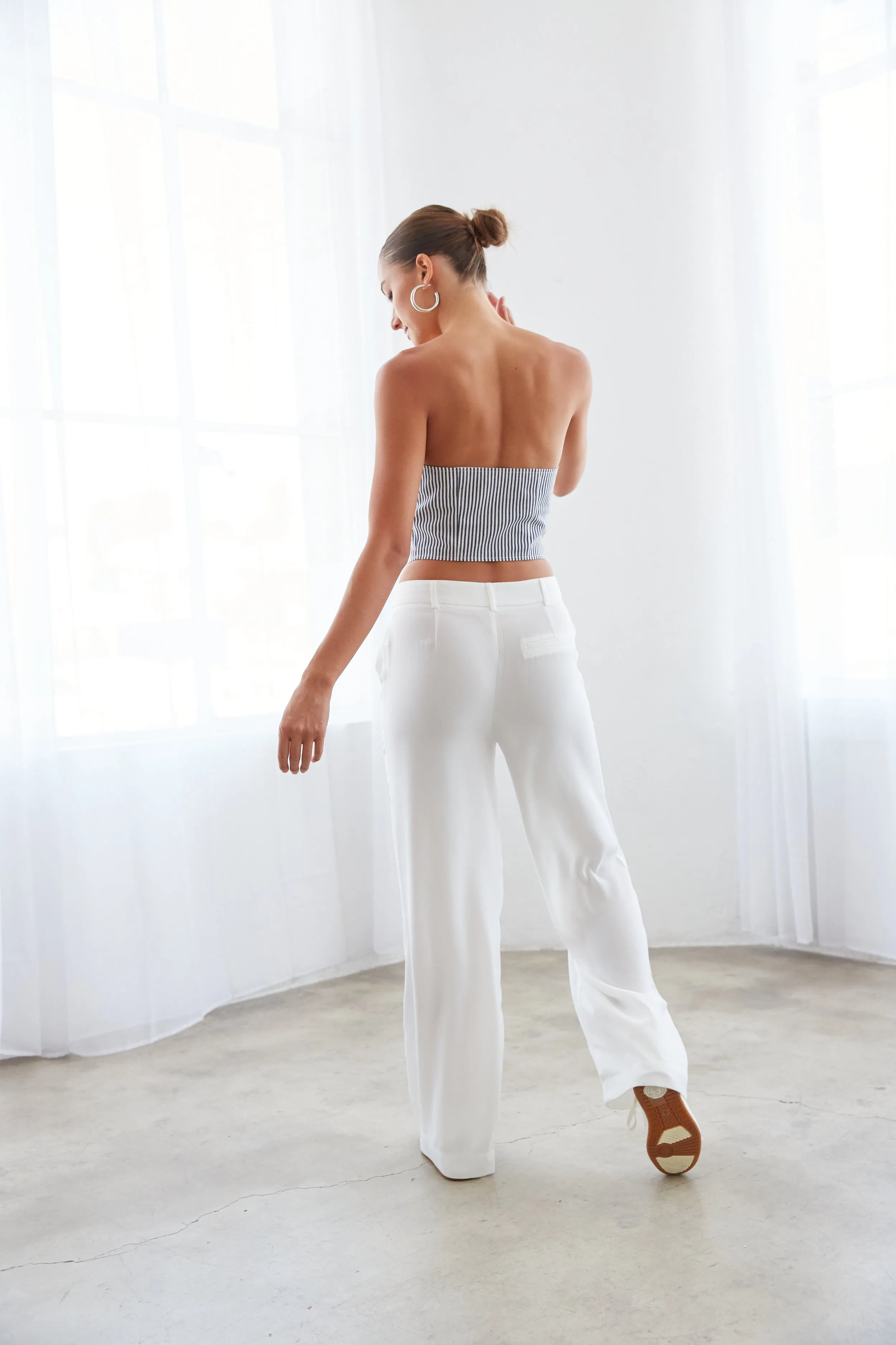 Clover Wide Leg Trouser Pants sold by American Threads product image thumbnail 4