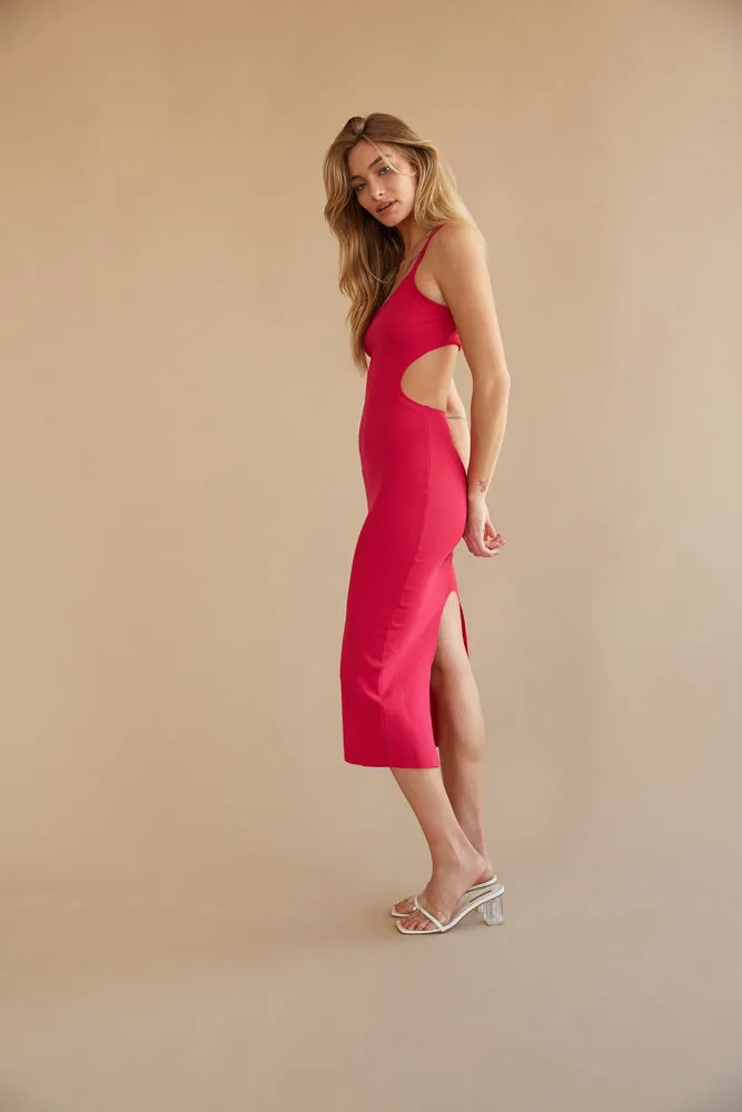 Baywatch Ribbed Midi Dress sold by American Threads product image thumbnail 5
